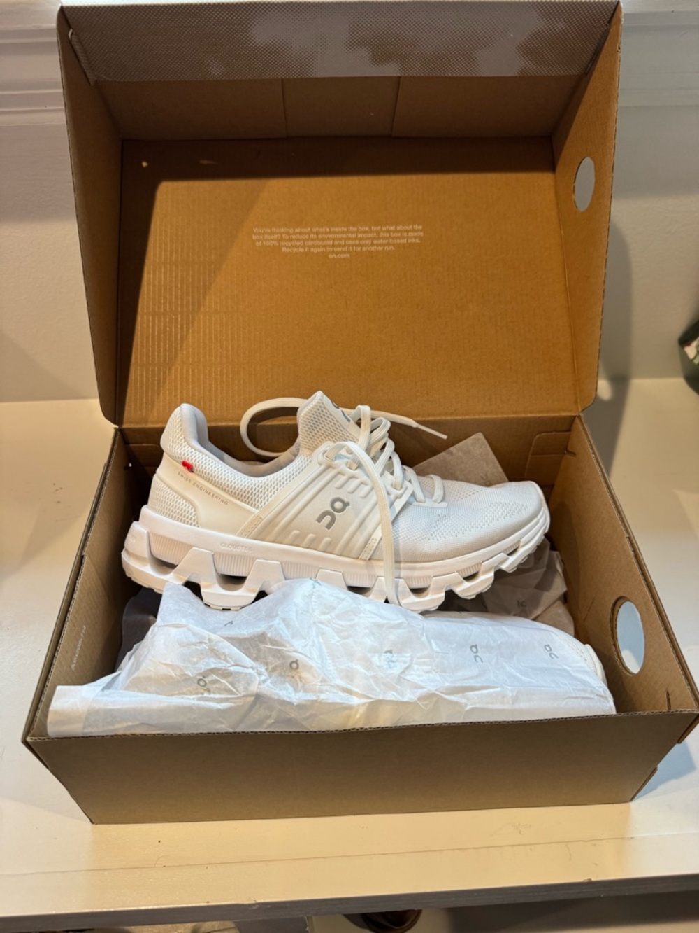 On Running Cloudswift 3 AD Box - All White